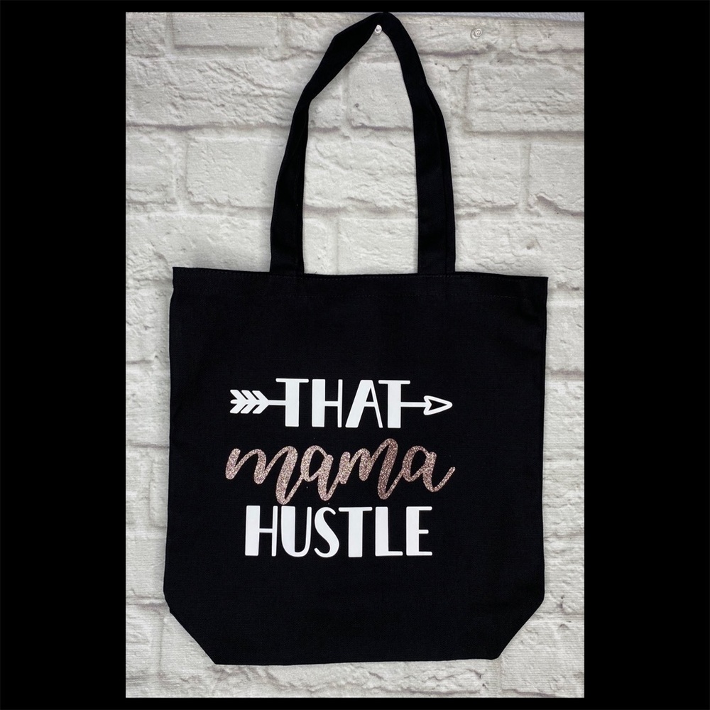 “That mama hustle” Canvas tote bag